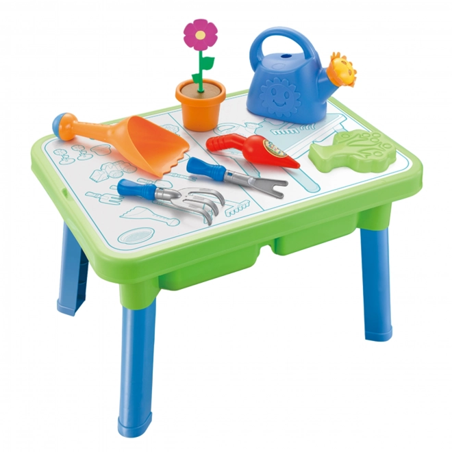 Woopie Water Table and Sandbox 2-in-1 with Accessories