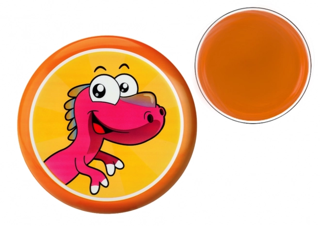 Flying Disc with Dinosaur Orange