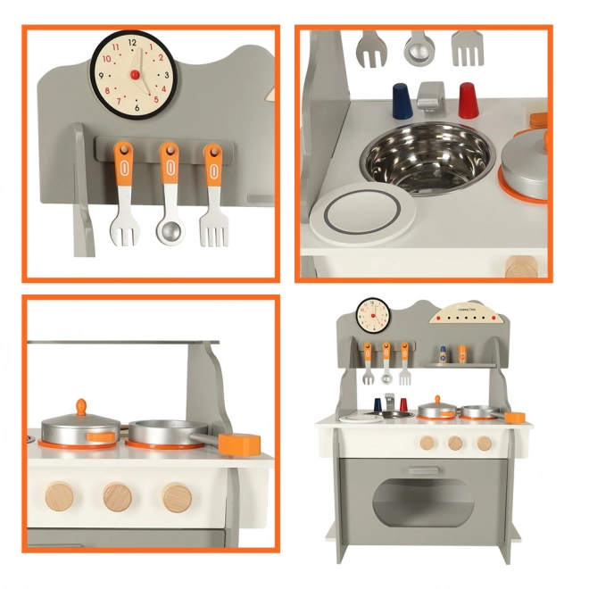 Wooden Children's Kitchen Set with Accessories