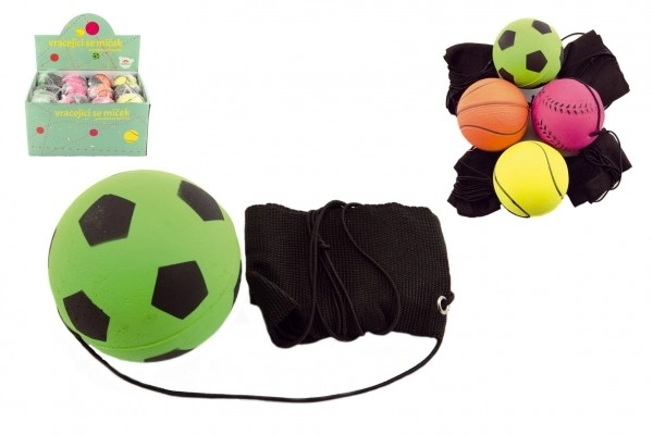 Rubber Bounce Back Ball – 6cm