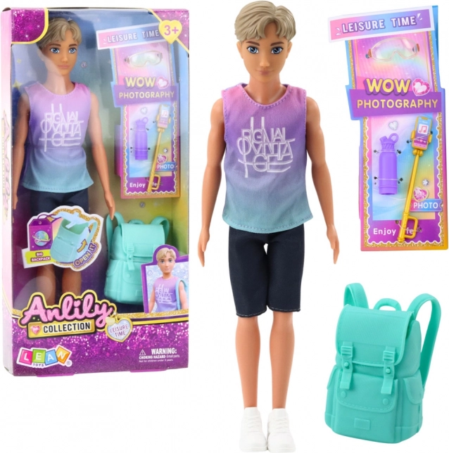 Anlily Doll Boy with Backpack