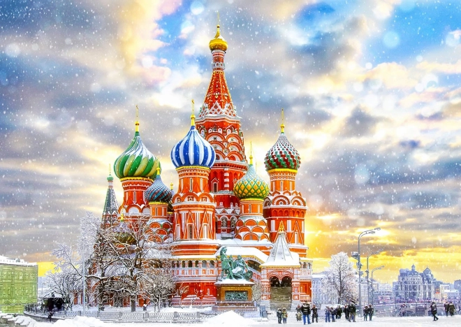 Saint Basil's Cathedral Moscow 1000 Piece Puzzle