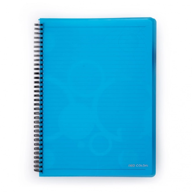 Neo Colori Blue Spiral Notebook A4