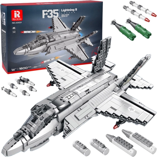 Technische bouwset straaljager F-35 LIGHTNING II 1600 onderdelen