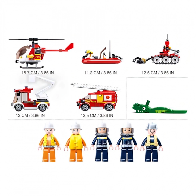 Fire Rescue Unit Building Set