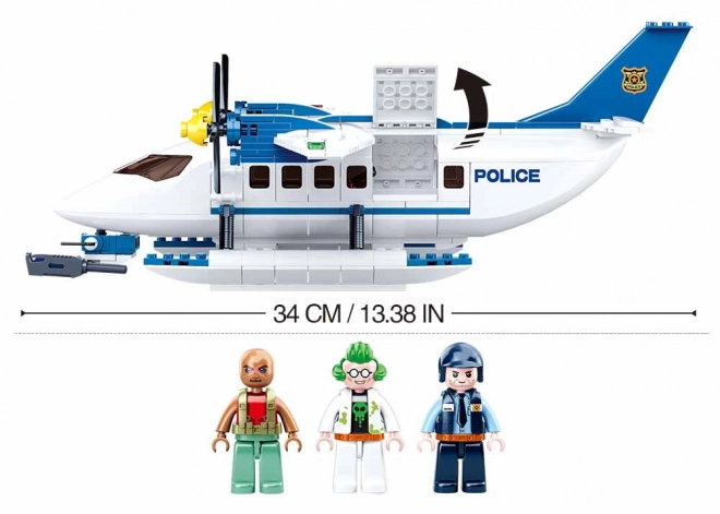 Police Sea Plane and Thieves Set