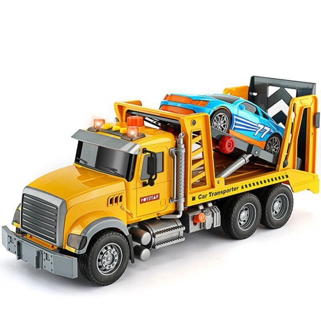 Tow Truck with Sports Car Set - Lights and Sounds