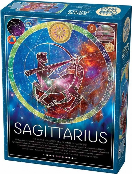 Cobble Hill Sagittarius Zodiac Puzzle - 500 Piece