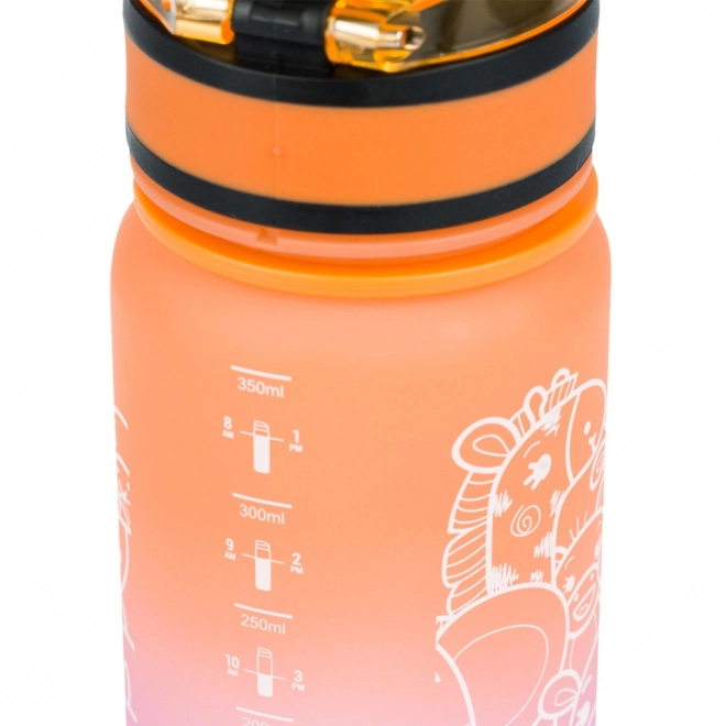 Tritan Drinking Bottle Gradient Animals, 350 ml