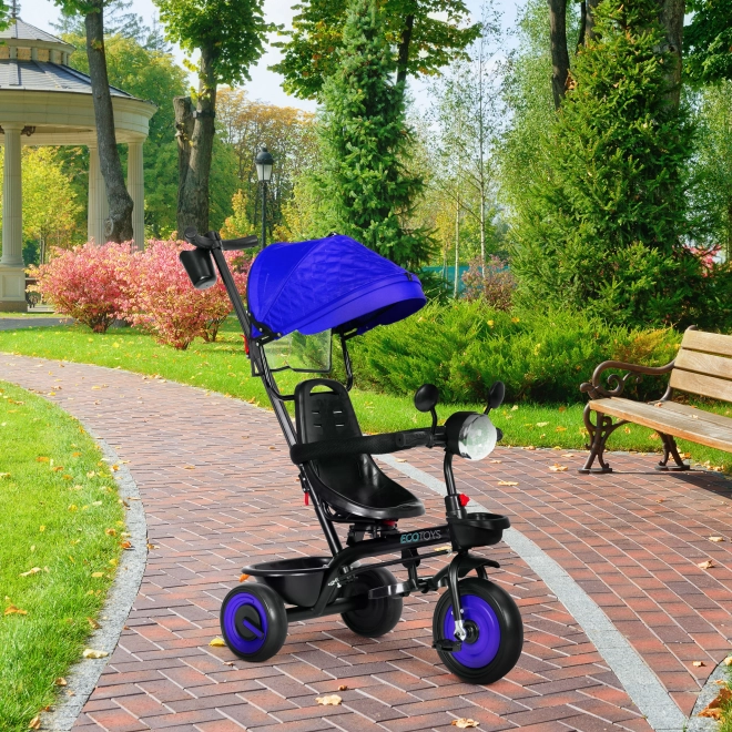 3-in-1 tricycle stroller for children with swivel seat and canopy by ECOTOYS