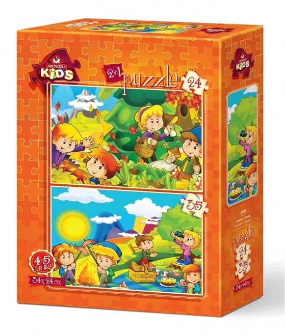 Art Puzzle Fall and Spring Set