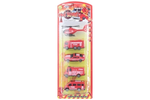 Set of Fire Trucks