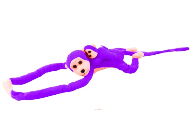 Plush Monkey with Baby Toy