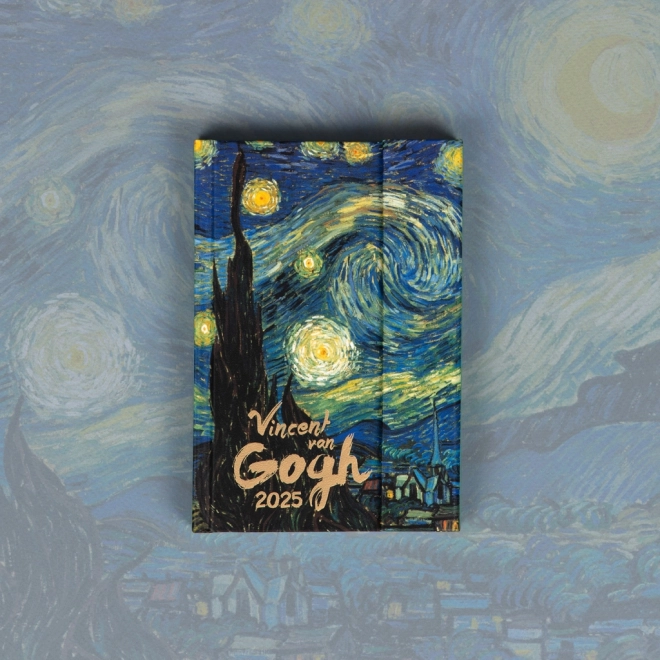 Weekly Magnetic Diary Van Gogh Design 2025