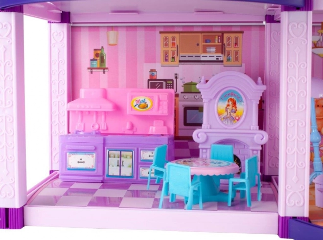 Dollhouse with Ponies Villa