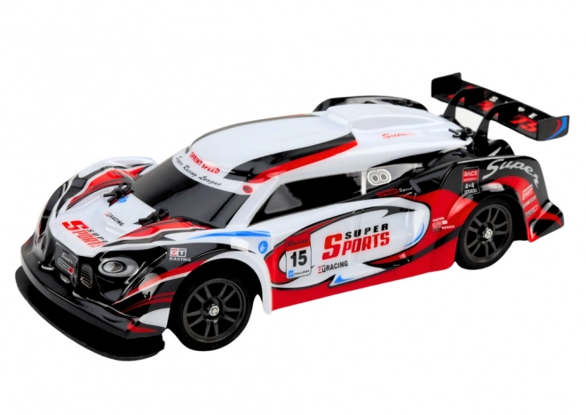 Remote Control Sport Car 1:16 Drift with Interchangeable Red and White Wheels