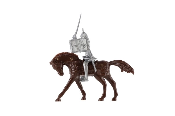 Knight Figures with Horses Plastic Set