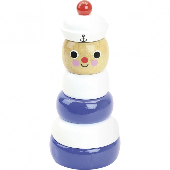 Sailor Wooden Stacking Tower by Vilac