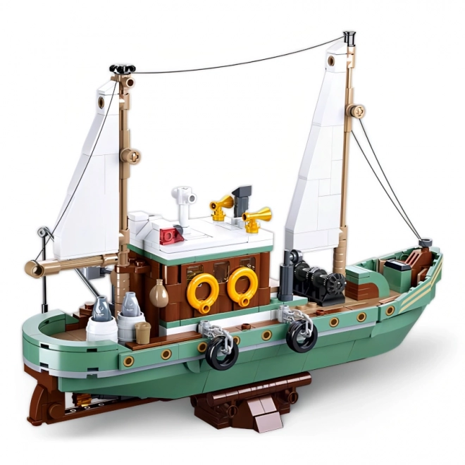 Sluban Model Bricks Fishing Boat Ellie