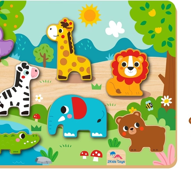 Puzzle ad incastro Animaletti 2Kids Toys