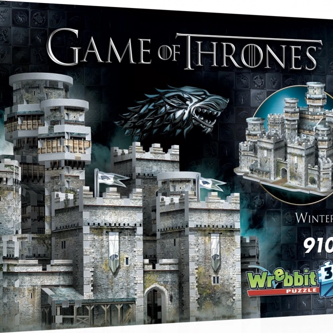 Wrebbit 3D puzzle Hra o tróny: Winterfell – hrad Starkovcov (910 dielikov)