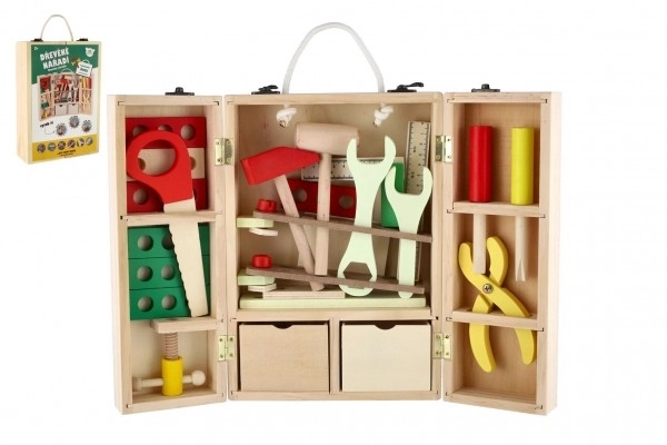 Kids Wooden Tool Kit with Accessories