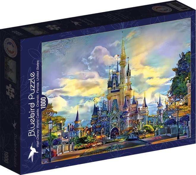 Disney World Castle 1000 Piece Puzzle by Bluebird