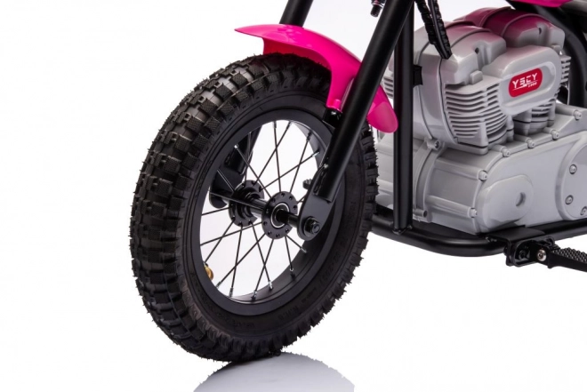 Pink Rechargeable Motorbike