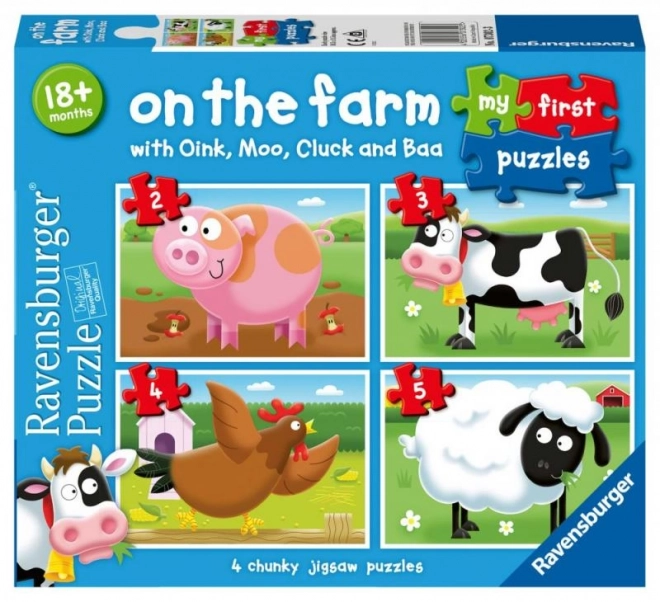 My First Puzzles Farm Set 4 in 1