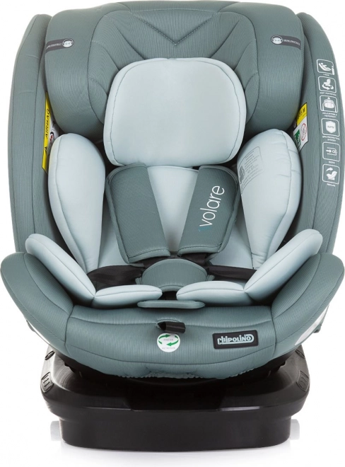 Autokindersitz Chipolino Volare i-Size Pastellgrün 40-150 cm Isofix 360°