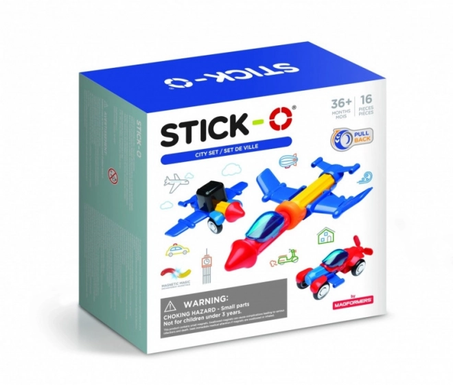 Sick-o Magnetic Building Blocks Urban Set