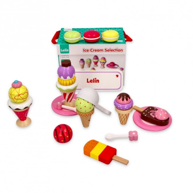 Wooden Ice Cream Toy Set