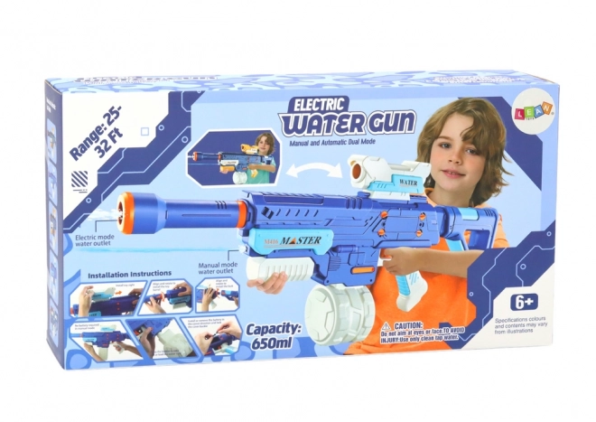 Electric Water Gun 650ml Blue