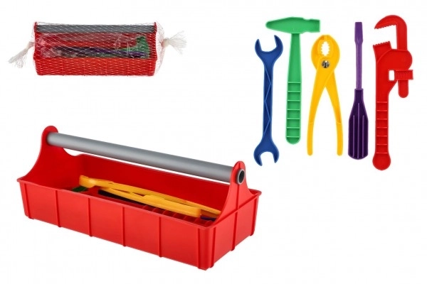 Toolbox with Toy Tools for Kids