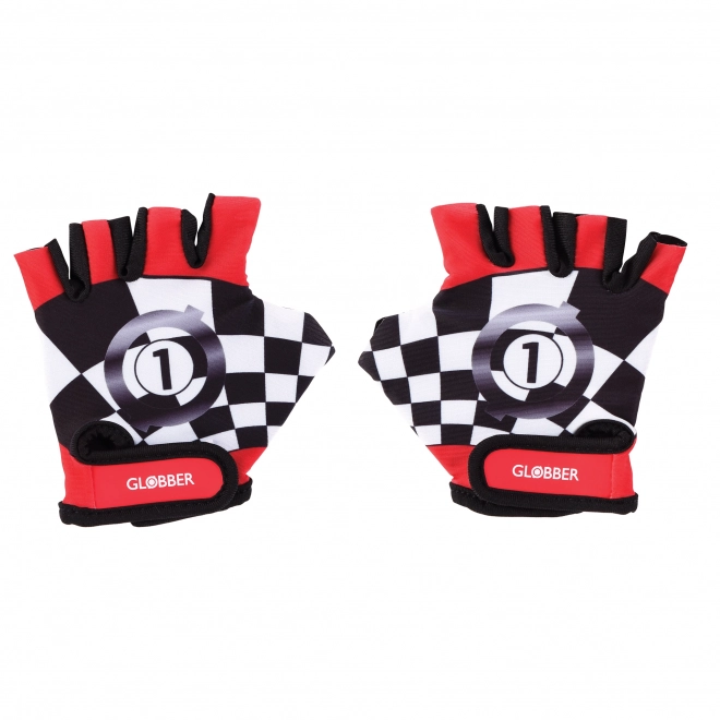 Globber Toddler Protective Gloves Racing Red