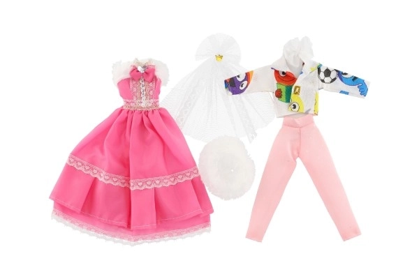 Doll Dress Set with Accessories