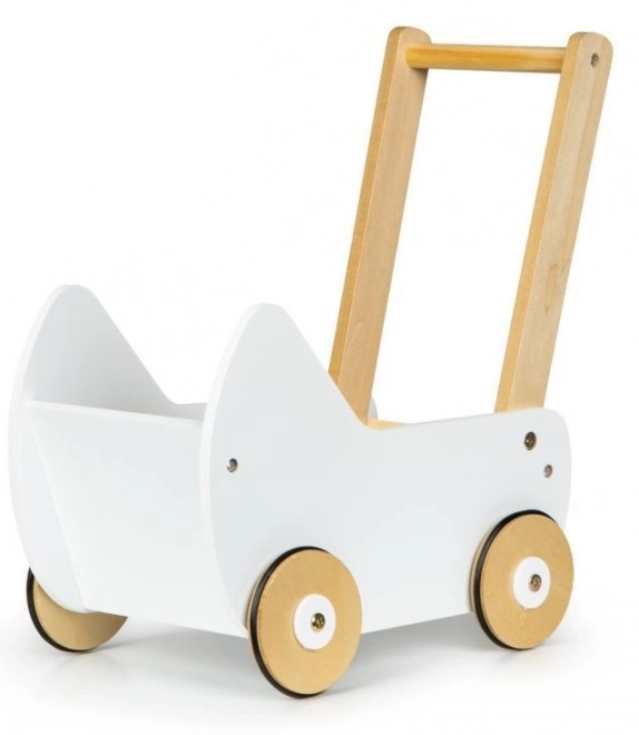 Wooden Doll Pram Stroller Walker Ecotoys