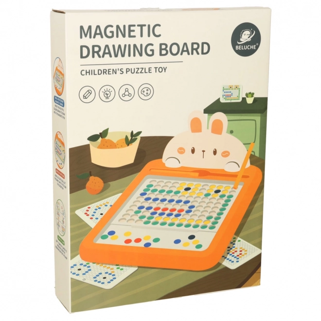 Magnetic Mosaic Board with Rabbit Design