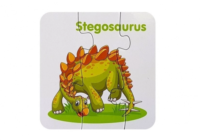 Educational Puzzle Dinosaurs English Connections