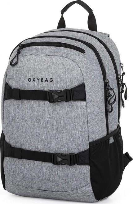 Sport Backpack With Pencil Case OXY Sport Grey Melange