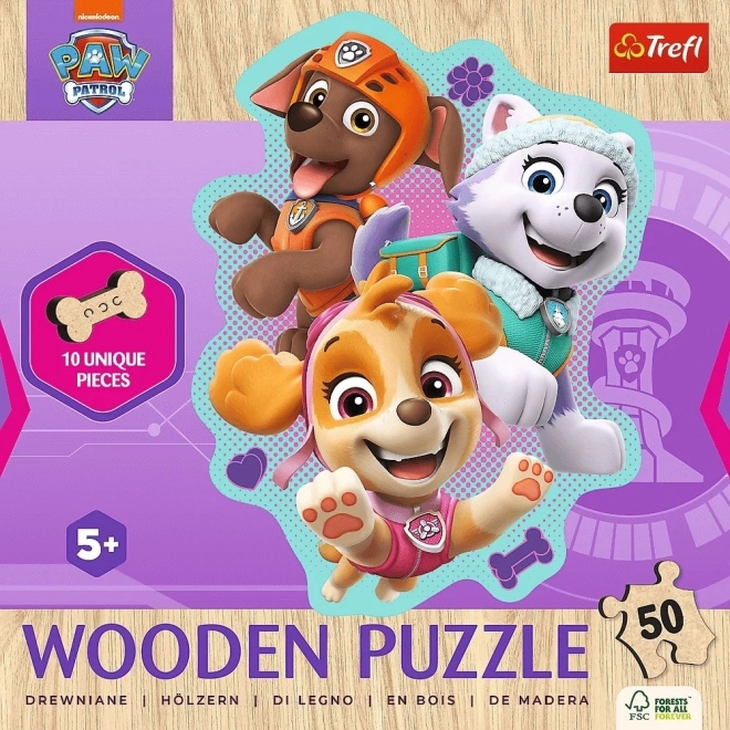 Wooden Puzzle 50 Piece PAW Patrol Fun Puppy Pack