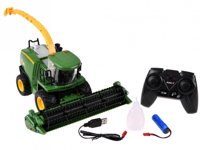 Remote Controlled Harvesting Machine with Smoke and Sound Effects