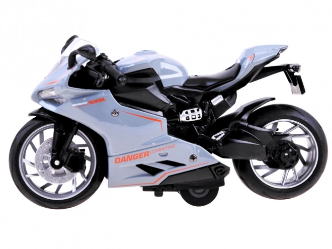 Pull Back Diecast Motorcycle Toy – A