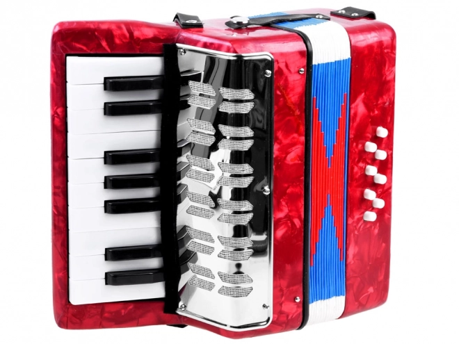 Large Musical Accordion for Children – Red