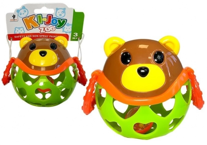 Rattle and Teething Bear 11 cm