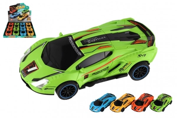 Plastic Drift Racing Car 16cm with Pull Back Action