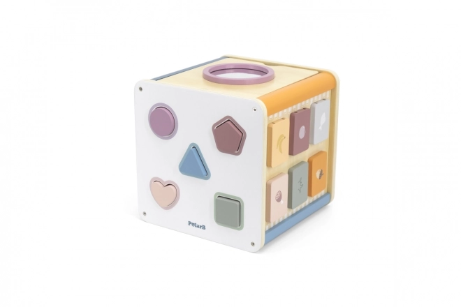 8-in-1 Wooden Activity Cube