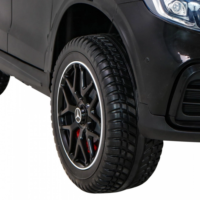 Mercedes GLC 63S dětské auto Černá + 4x4 + MP4 + LED + Eco kůže + Pomalý start + EVA