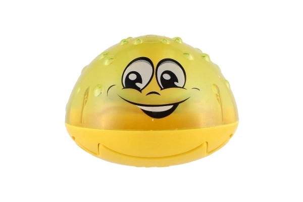 Water Spray Fountain Toy with Light – yellow