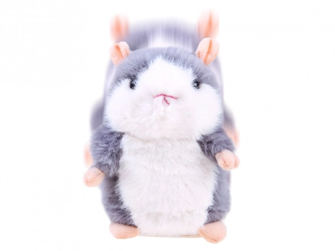 Funny Interactive Talking Hamster Plush Toy – gray